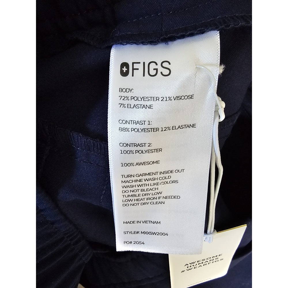 FIGS Tansen Jogger 2.0 Navy Pants Men Size Medium NWT Drawstring - Picture 10 of 13